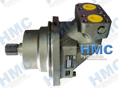 3781893 Motor Hidráulico de Pistões VOAC F12-080-MF-CE-C-000-L06-P Eixo estriado 18 dentes