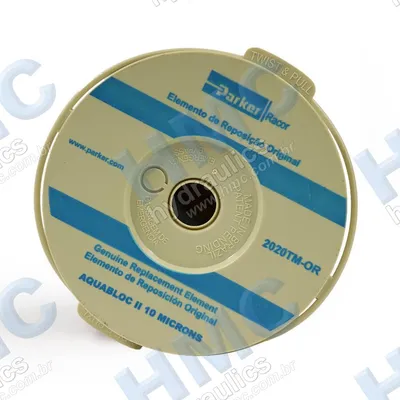 Parker 2020TMOR<br />
Parker USA 2020N-10<br />
2020TP-10M<br />
Separ 20210<br />
Baldwin PF7890-10<br />
Volvo 3838854 3827277<br />
Caterpillar 1110716 <br />
PD 202 2020TM-OR Elemento Filtrante - Filtro Separador de Agua de Diesel - 10 Micras - 2020TM-OR | Compativel com Turbine Series 1000-FH/1000FG - 4